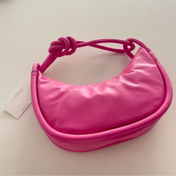Jules Kae Luna Rope Hobo Purse - Fuchsia NWT - Picture 5 of 7